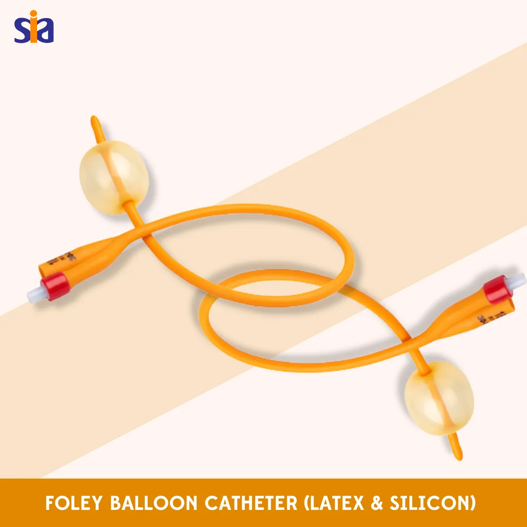 Foley Balloon Catheter (Latex & Silicon)