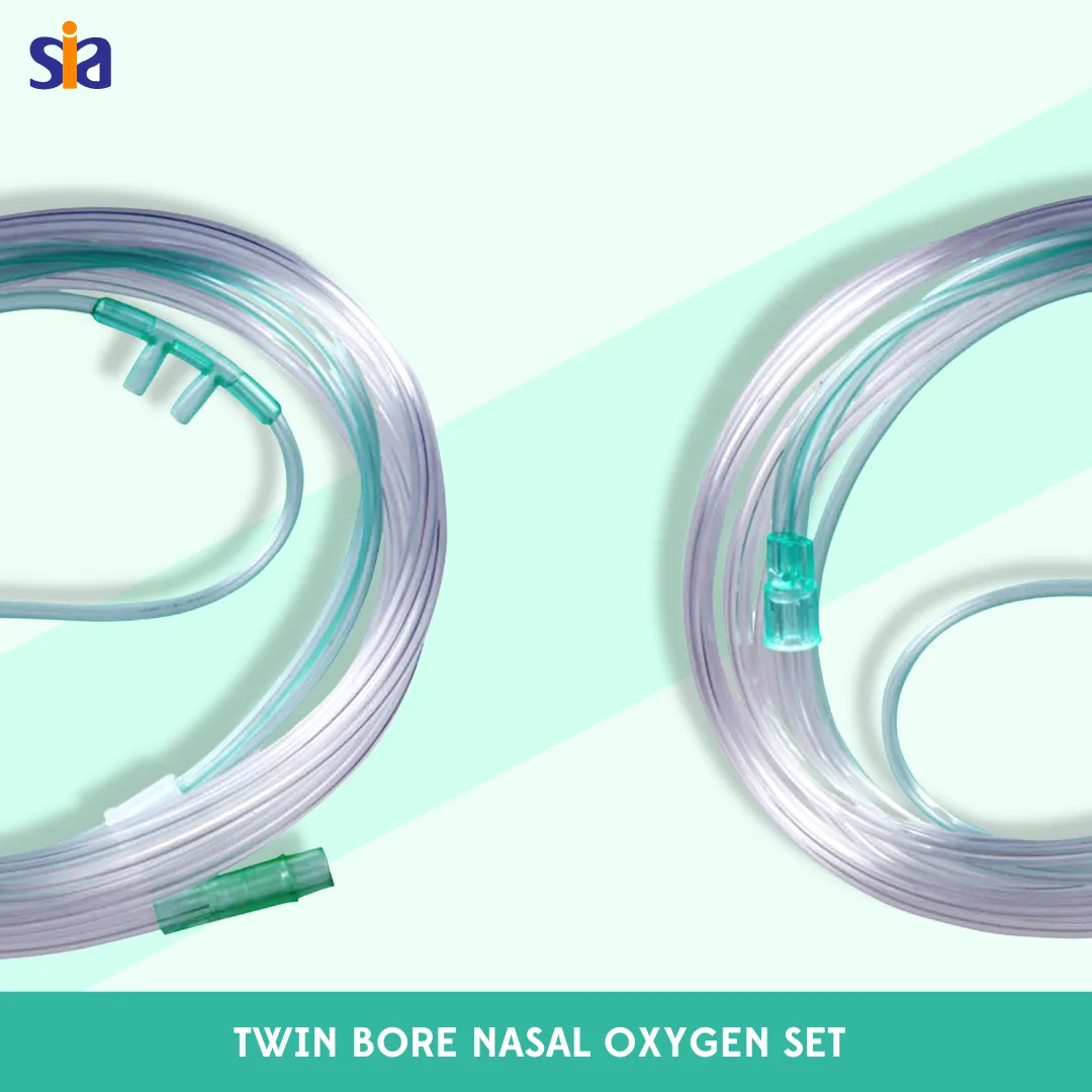 Twin Bore Nasal Oxygen Set