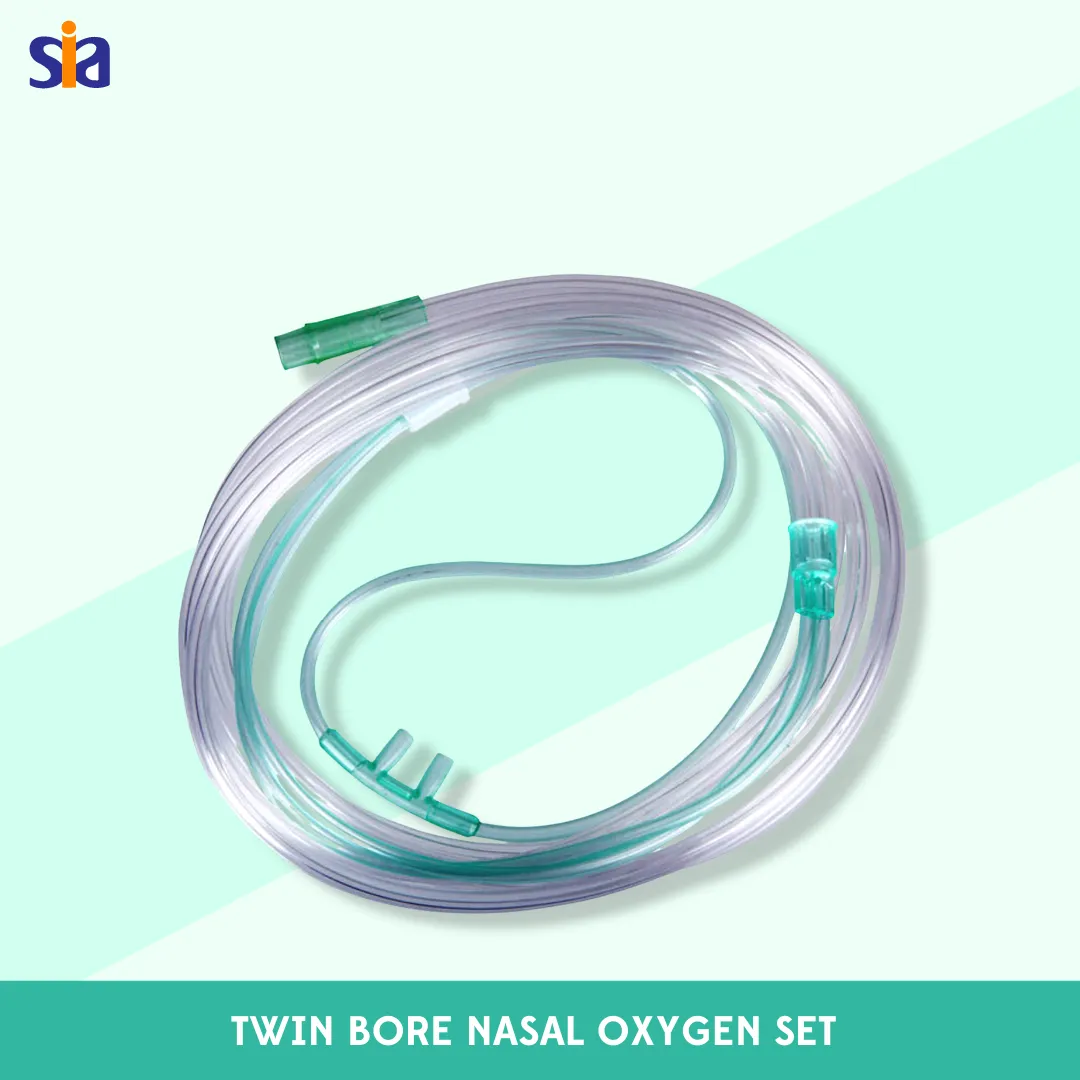 Twin Bore Nasal Oxygen Set