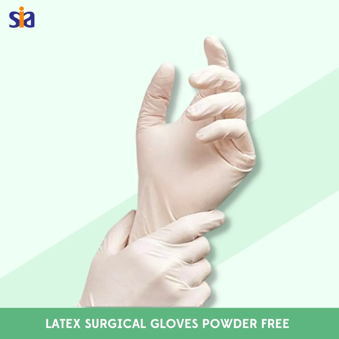 latex Surgical Gloves Powder Free